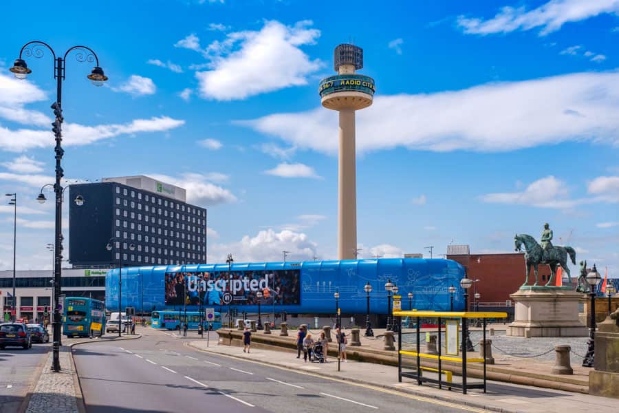 City centre with radio tower in the background
