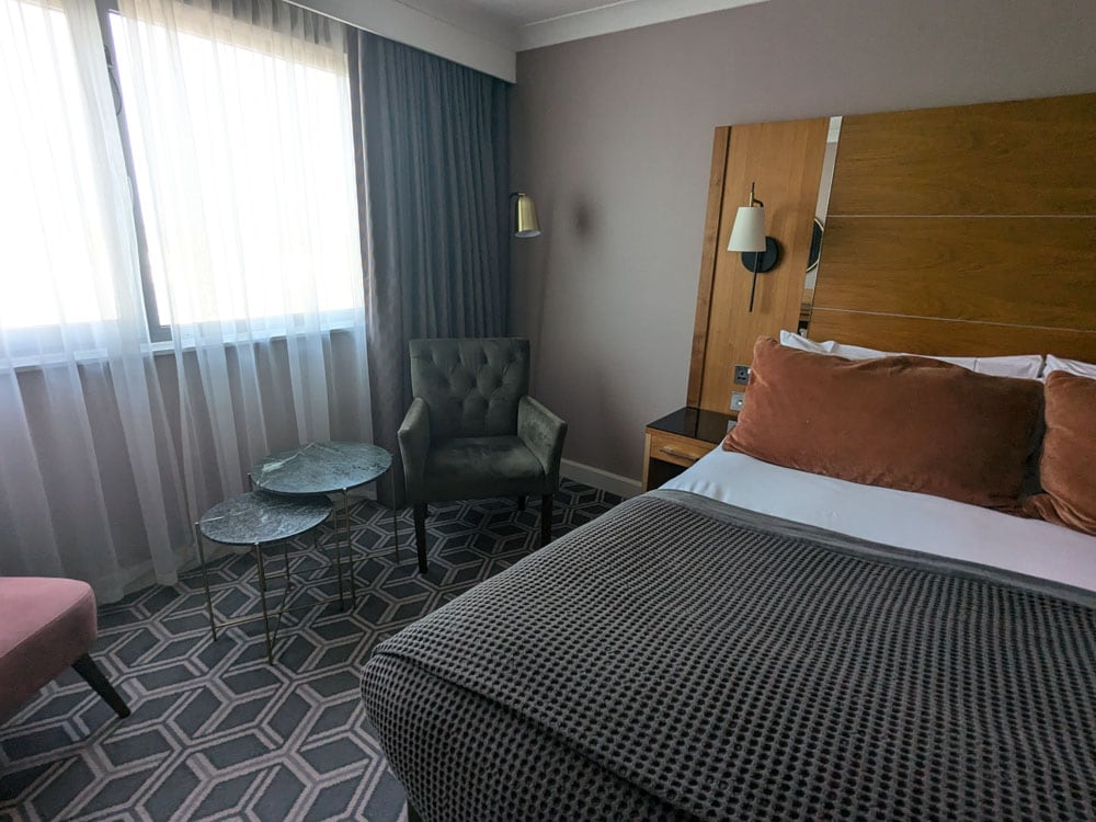 Bedroom in hotel