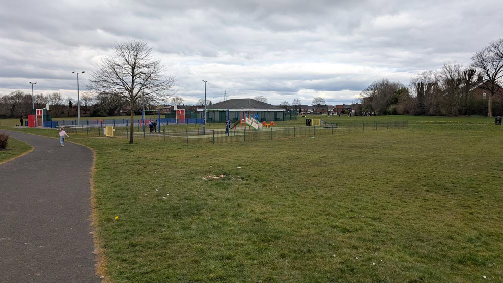 Playing fields and playground